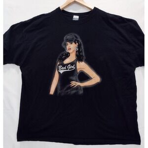Freeze Clothing‎ for Cool People Bad Girl Graphic 100% Cotton Black T-Shirt 3XL